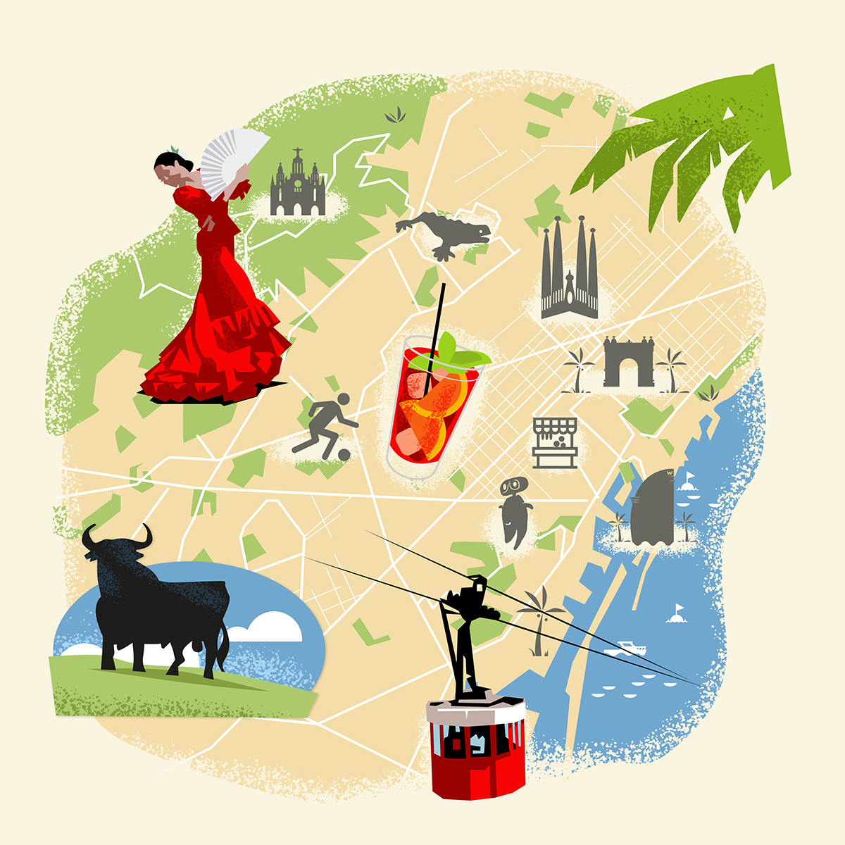 image DIE BUNTE - Magazin Illustrationen